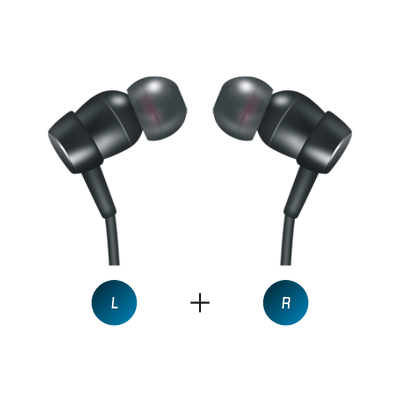Rechargeable In-Ear Neckband Hearing Aids