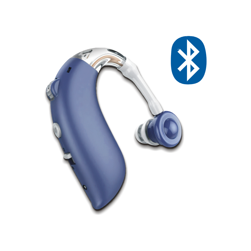 Bluetooth Rechargeable Behind-The-Ear Hearing Aid
